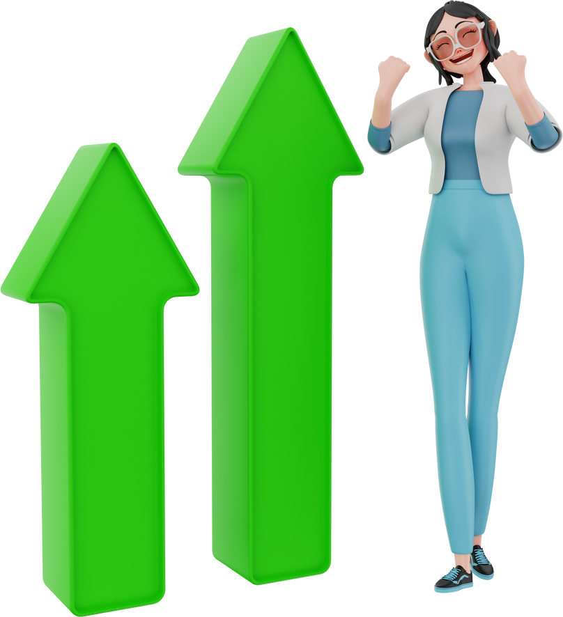 3D Character Businesswoman illustration
